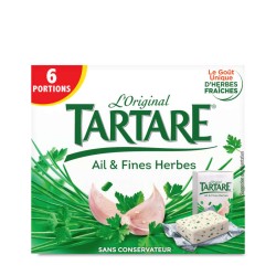 TARTARE Fromage Ail et Fines herbes 6 portions - 96g