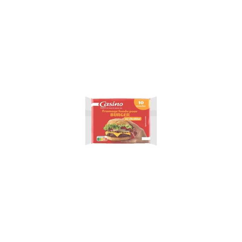 CASINO Fromage fondu hamburger - 200g
