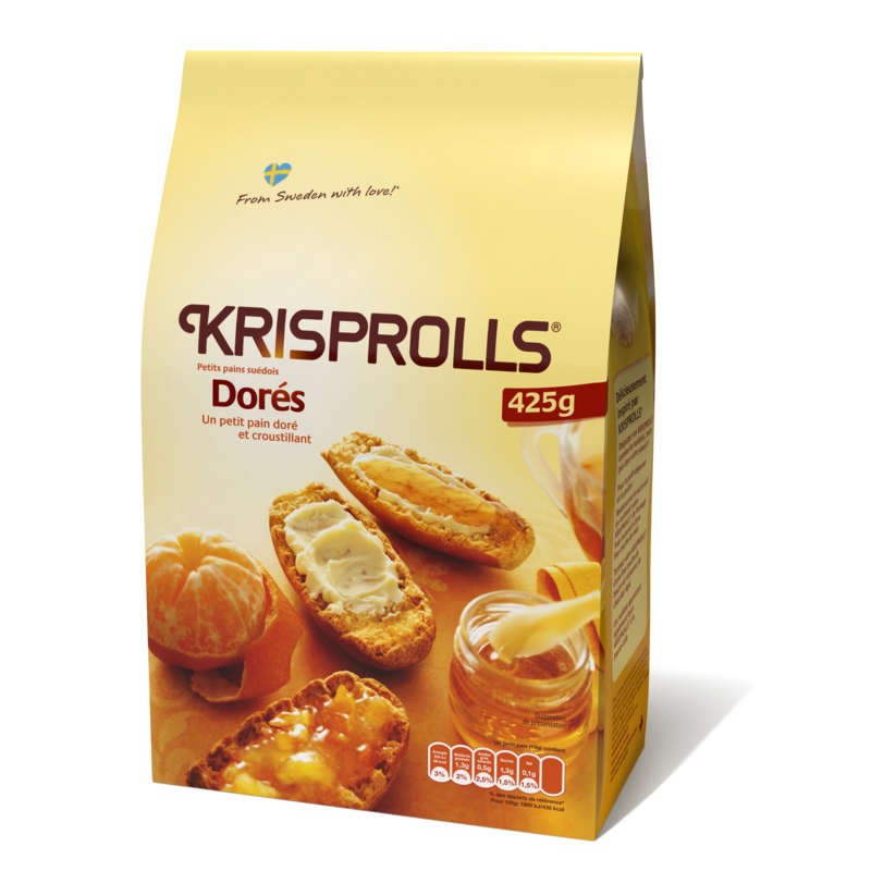 KRISPROLLS Pain Doré 425g KRISPROLLS Pain Doré 425g