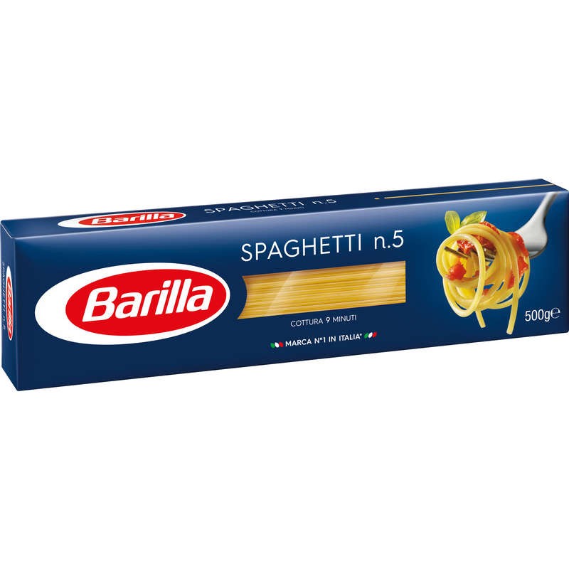 BARILLA Spaghetti n°5 500g BARILLA Spaghetti n°5 500g