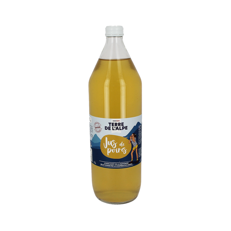 TERRE DE L'ALPE Pur Jus de Poire de Savoie - 1L TERRE DE L'ALPE Pur Jus de Poire de Savoie - 1L