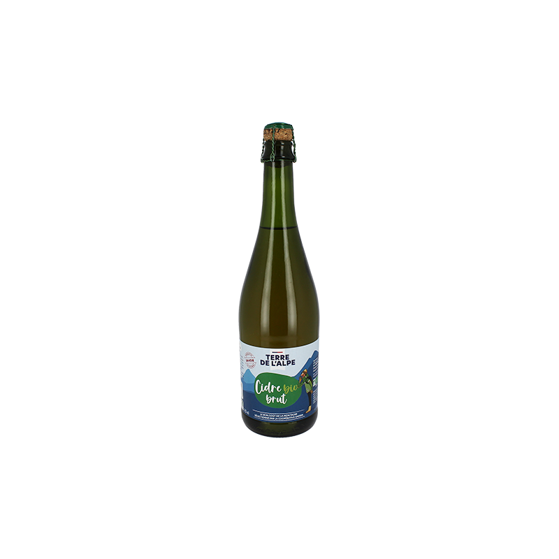 TERRE DE L'ALPE Cidre brut Bio - 75cl TERRE DE L'ALPE Cidre brut Bio - 75cl